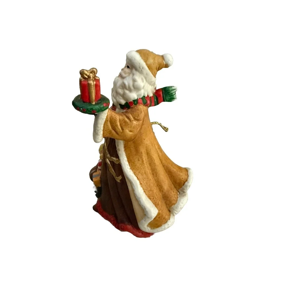 Home Tends Porcelain Santa Dinner Bell 5